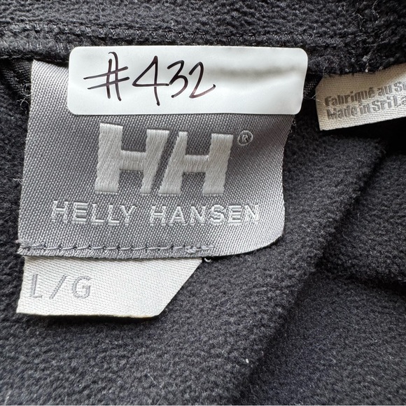 Helly Hansen Soft shell Hooded Fleece Lined Full Zip Jacket Mens Sz‎ Large Black - Picture 13 of 14